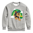 thumbnail image 1 of Nickelodeon - Paw Patrol - St. Patrick's Day - Chase the Rainbow - Toddler And Youth Crewneck Fleece Sweatshirt, 1 of 4