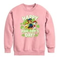 thumbnail image 1 of Nickelodeon - Paw Patrol - St. Patrick's Day - Happy St. Paw-ddy's Day - Toddler And Youth Crewneck Fleece Sweatshirt, 1 of 3