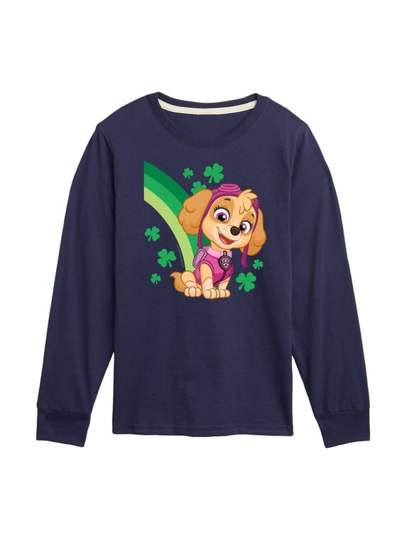 - Paw Patrol Boys' Long Sleeve Graphic T-Shirt