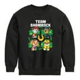 thumbnail image 1 of Nickelodeon - Paw Patrol - St. Patrick's Day - Team Shamrock - Toddler And Youth Crewneck Fleece Sweatshirt, 1 of 4