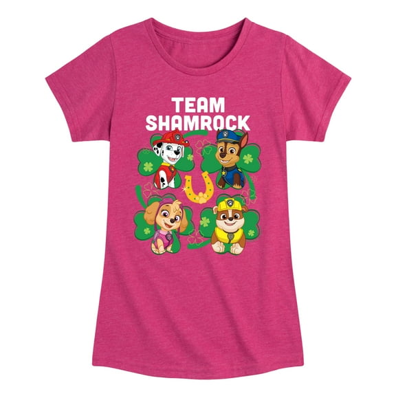 Nickelodeon - Paw Patrol - St. Patrick's Day - Team Shamrock - Toddler And Youth Girls Short Sleeve Graphic T-Shirt