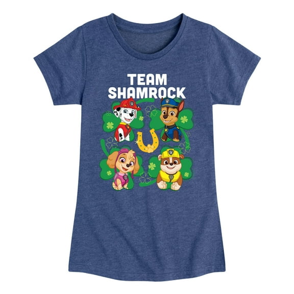 Nickelodeon - Paw Patrol - St. Patrick's Day - Team Shamrock - Toddler And Youth Girls Short Sleeve Graphic T-Shirt
