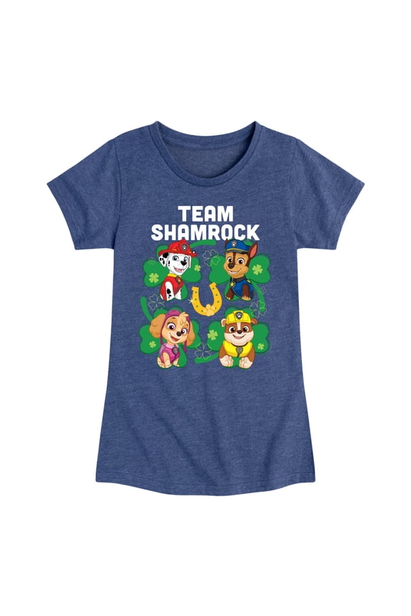 - Paw Patrol - St. Patrick's Day - Team Shamrock - Toddler And Youth Girls Short Sleeve Graphic T-Shirt