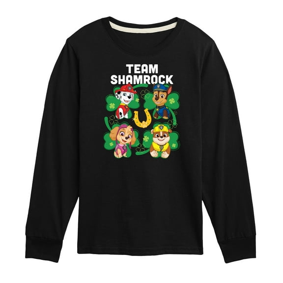 Nickelodeon - Paw Patrol - St. Patrick's Day - Team Shamrock - Toddler And Youth Long Sleeve Graphic T-Shirt