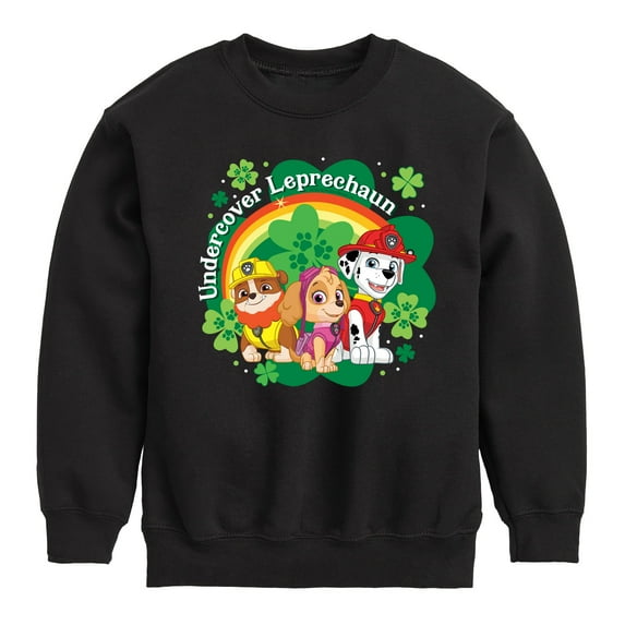Nickelodeon - Paw Patrol - St. Patrick's Day - Undercover Leprechauns - Toddler And Youth Crewneck Fleece Sweatshirt