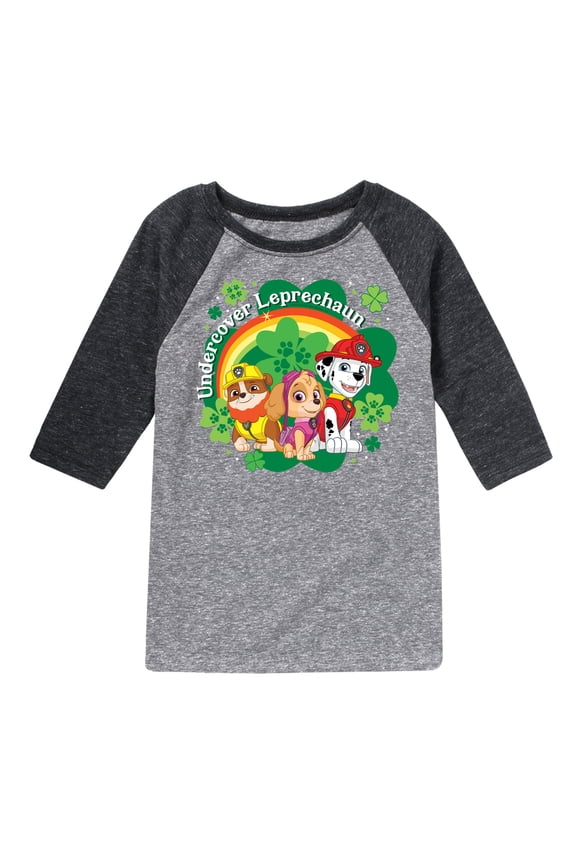 - Paw Patrol - St. Patrick's Day - Undercover Leprechauns - Toddler And Youth Raglan Graphic T-Shirt