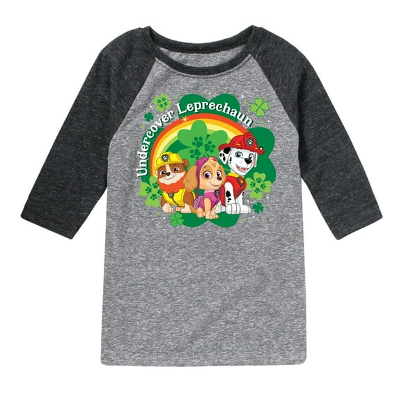 Nickelodeon - Paw Patrol - St. Patrick's Day - Undercover Leprechauns - Toddler And Youth Raglan Graphic T-Shirt
