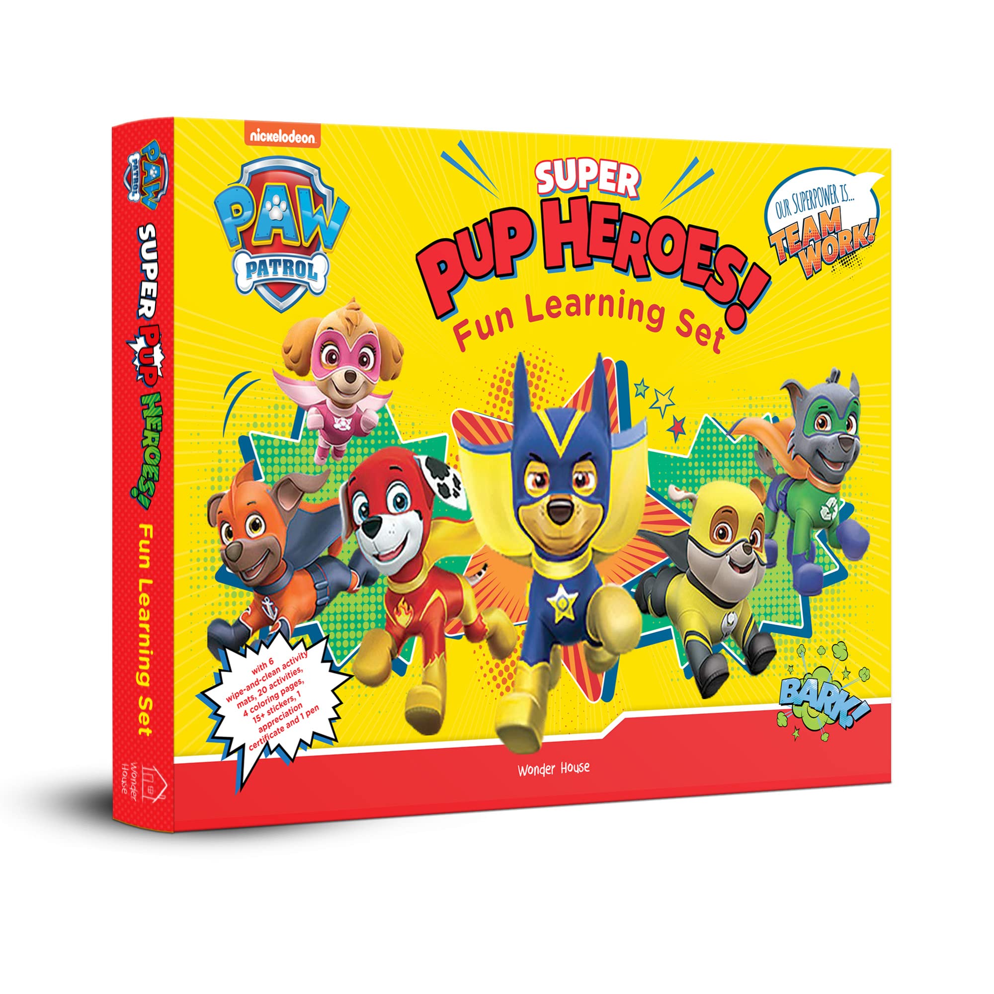 Nickelodeon Paw Patrol - Super Pup Heroes off Duty! : Fun Learning Set ...