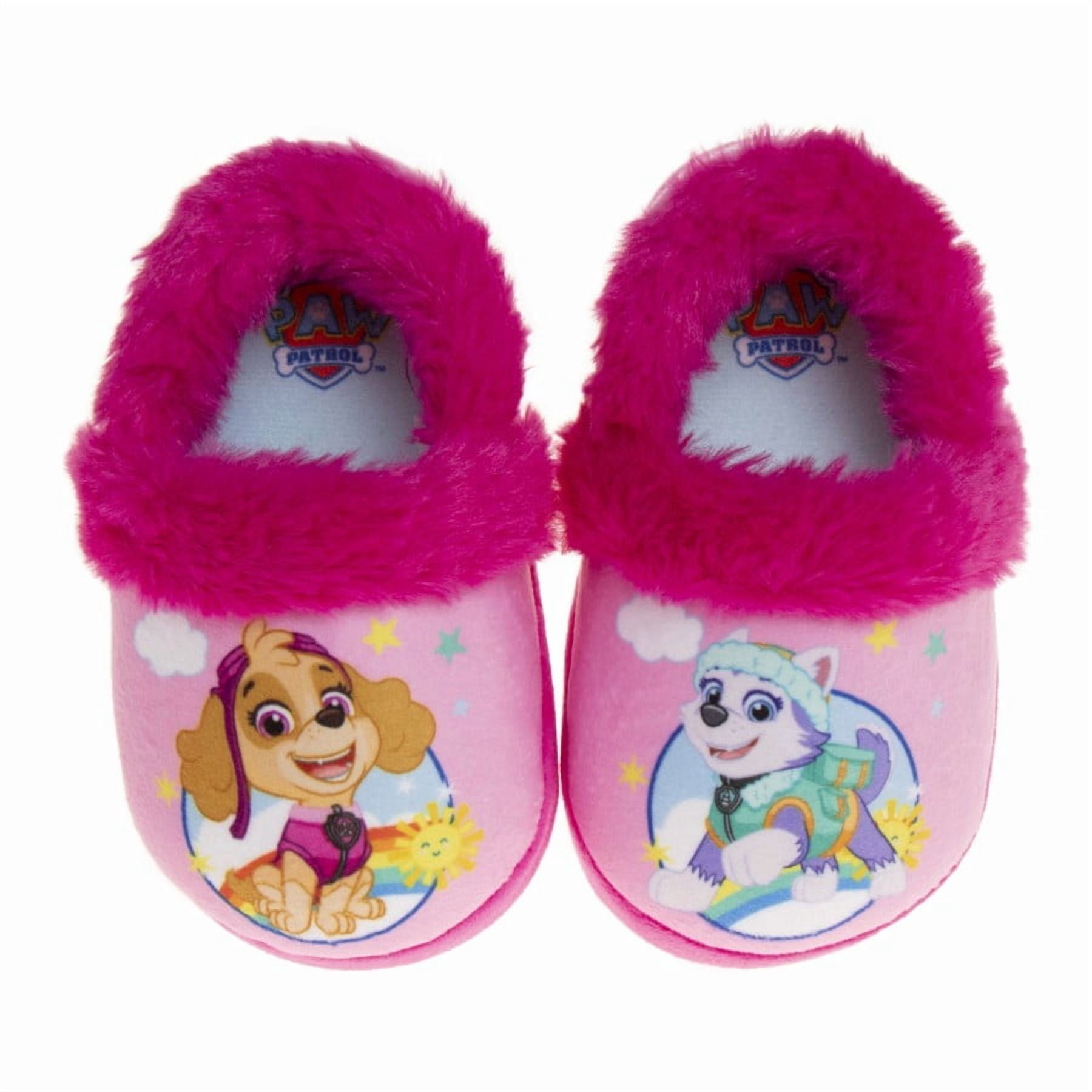 Nickelodeon Paw Patrol Toddler Girls' Dual Sizes Slippers