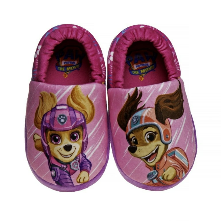 Nickelodeon Paw Patrol Toddler Girls Nylex Fabric House Slippers