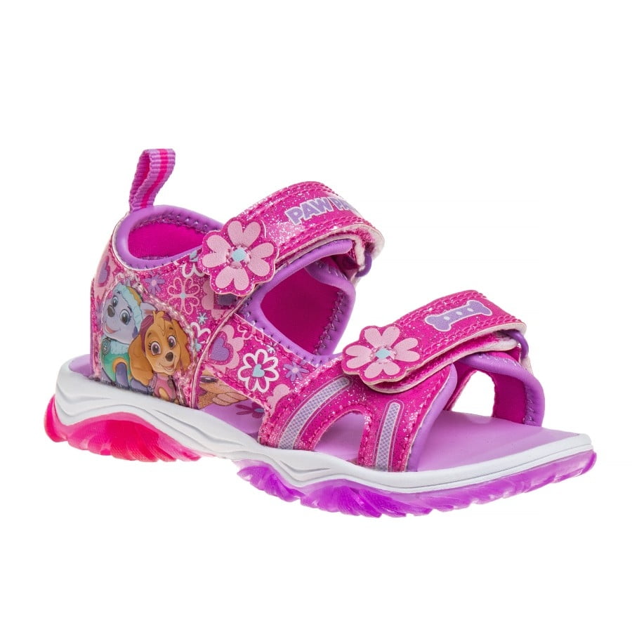 Nickelodeon Paw Patrol double hook and loop Girls toe sport Toddler