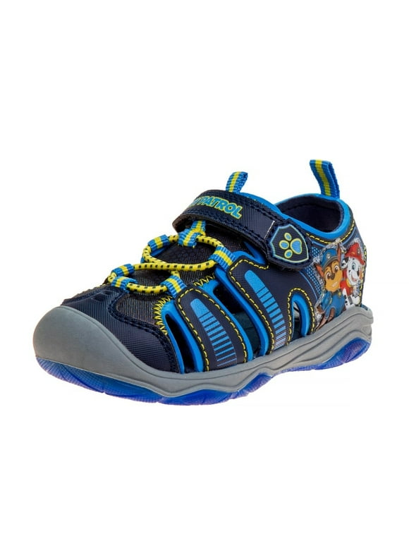 Nickelodeon Paw Patrol hook and loop Boys Toddler closed-toe sport sandals - Navy/Blue, 9
