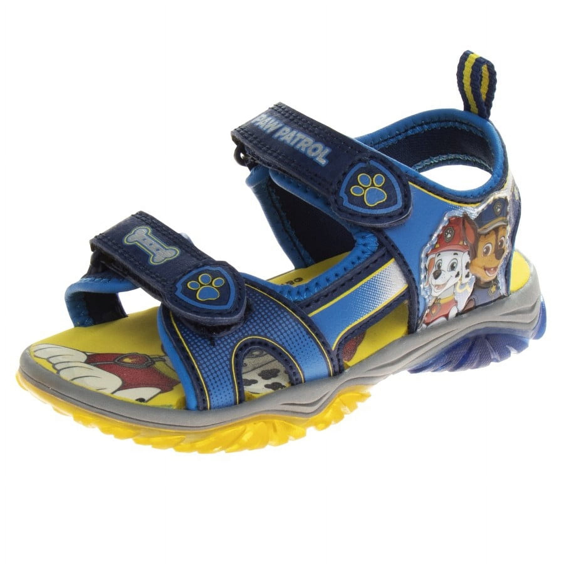 Nickelodeon Paw Patrol hook and loop Boys toe sport Toddler sandals