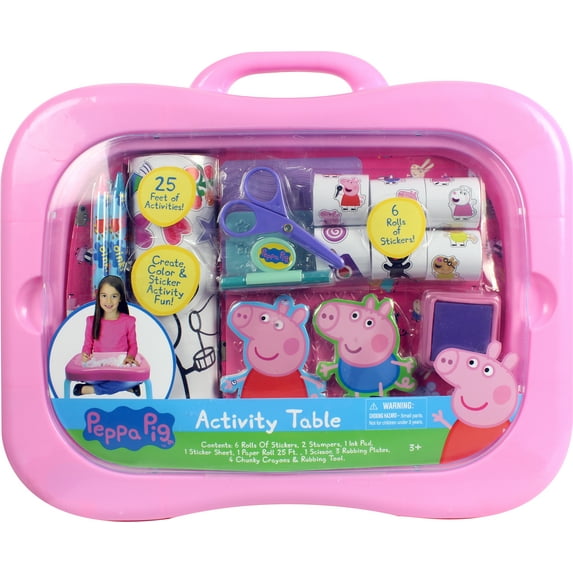 Nickelodeon Peppa Pig Plastic Activity Table - multicolored, For Ages 3+