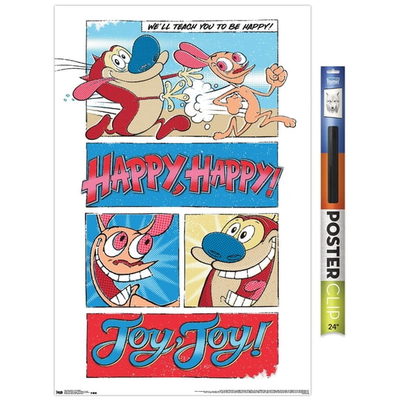 Nickelodeon Ren And Stimpy Wall Poster, 22.375" x 34"