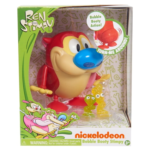 Nickelodeon Ren & Stimpy 6" Bobble Butt Stimpy Figure