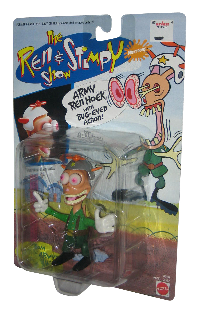 Nickelodeon Ren & Stimpy Show Army Ren Hoek (1993) Mattel Figure