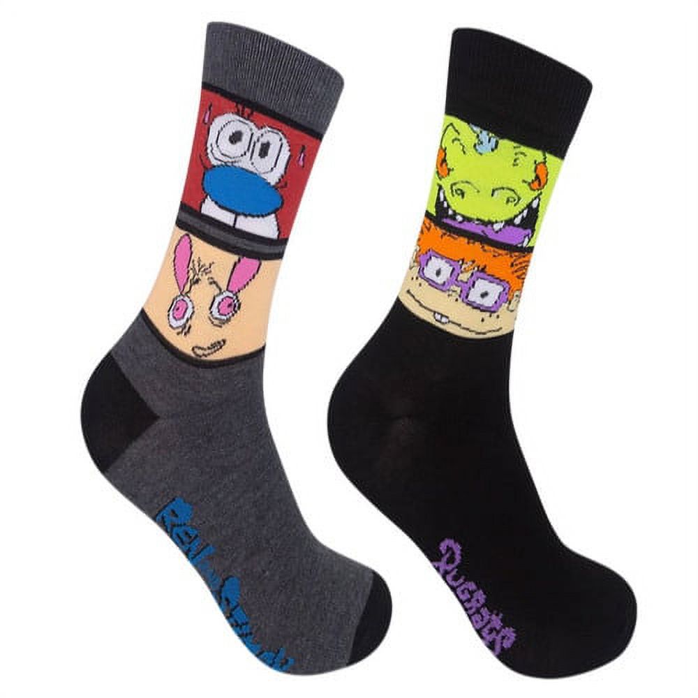 Nickelodeon Ren & Stimpy and Rugrats Socks TwoPack
