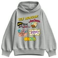 thumbnail image 1 of Nickelodeon - Retro Nick Logos Oversized Fleece Hoodie Sweatshirt, 1 of 3
