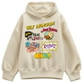 thumbnail image 1 of Nickelodeon - Retro Nick Logos Oversized Fleece Hoodie Sweatshirt, 1 of 3