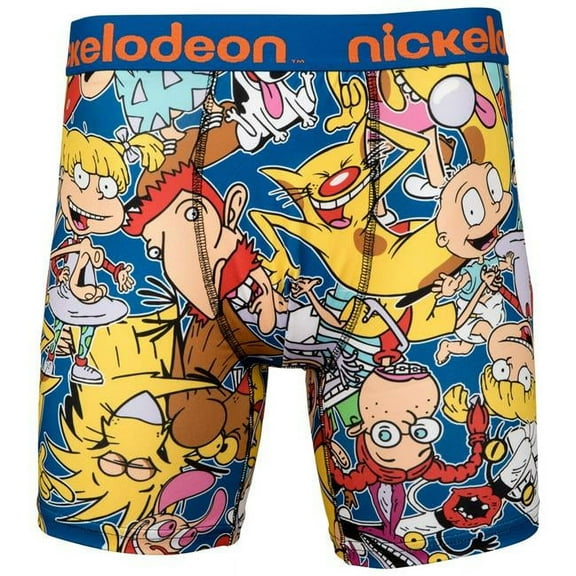 COCO BRANDS SpongeBob SquarePants Mens Underwear - 1/2 Pack Rugrats Men Boxer Briefs (S-2XL)