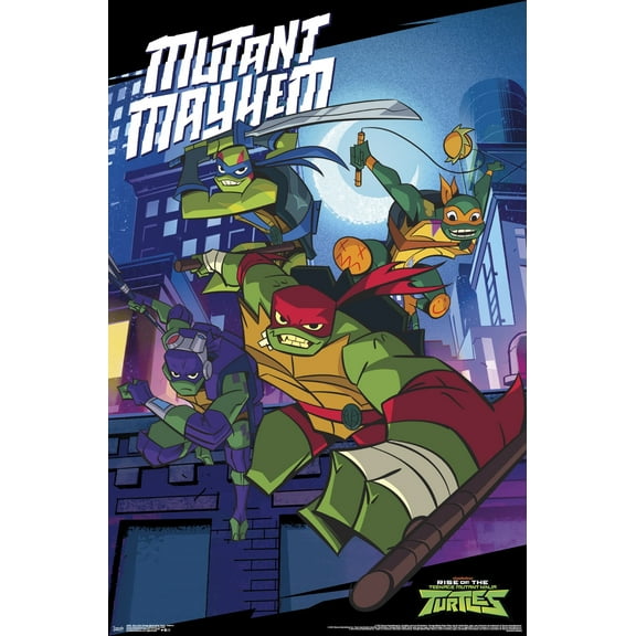 Nickelodeon Rise of The Teenage Mutant Ninja Turtles - Mayhem Wall Poster, 22.375" x 34"