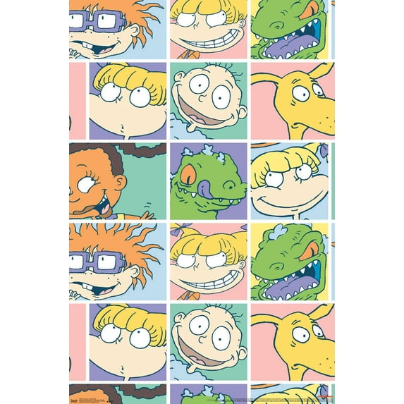 Nickelodeon Rugrats Grid Wall Poster, 14.725" x 22.375"