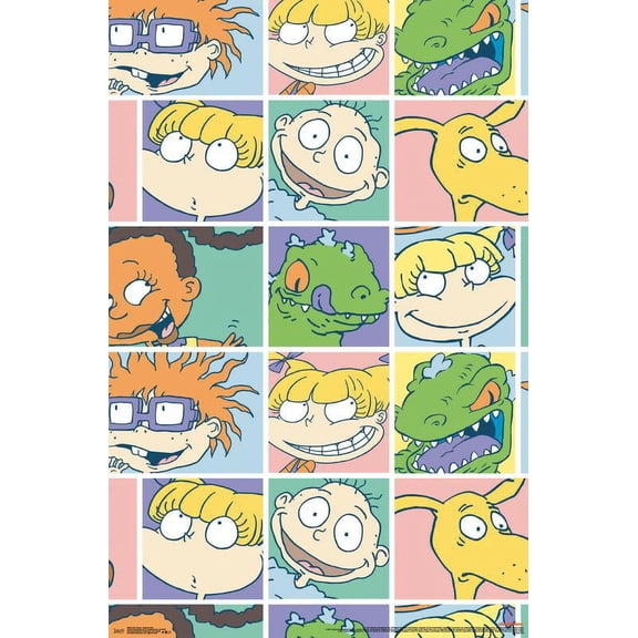 Nickelodeon Rugrats Grid Wall Poster, 22.375" x 34"