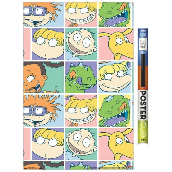Nickelodeon Rugrats Grid Wall Poster, 22.375" x 34"