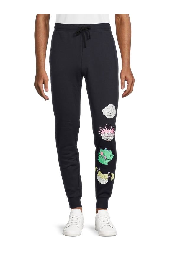 Men's & Big Men's Graphic Fleece Joggers