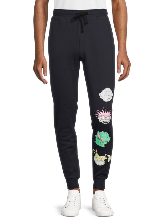 Men's & Big Men's Graphic Fleece Joggers