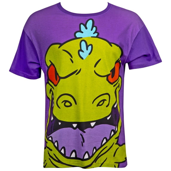 Nickelodeon Rugrats Reptar Purple T-Shirt-Large