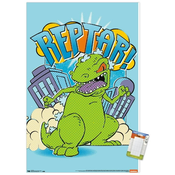 Nickelodeon Rugrats - Reptar Wall Poster, 22.375" x 34"