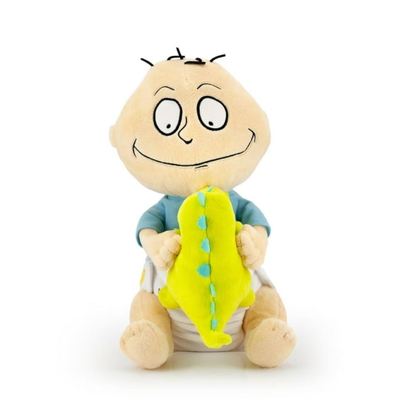 Nickelodeon Rugrats Tommy Pickles and Reptar Stuffed Plush Toy, 12"