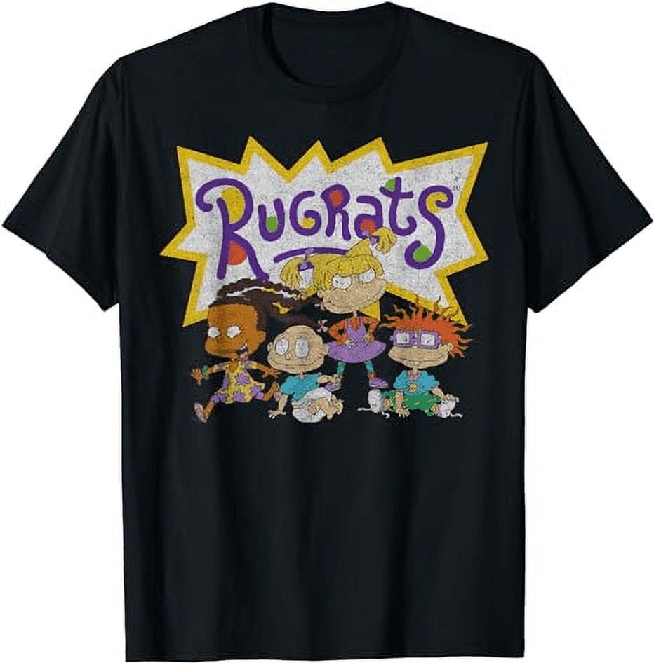 Nickelodeon Rugrats Vintage Group Shot Logo T-Shirt - Walmart.com