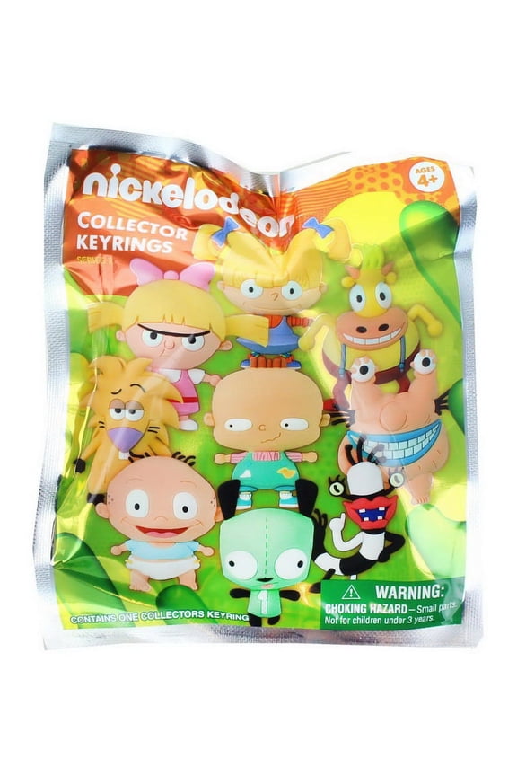 MNG-63240-C Nickelodeon Series 2 Blind Bagged 3D Foam Figural Bag Clip, 1 Random