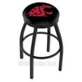 thumbnail image 1 of Holland Bar Stool L8B2B30TorMpl 30 inch Black Wrinkle Toronto Maple Leafs Swivel Bar Stool with Accent Ring, 1 of 2