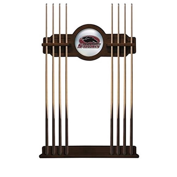 NCAA Pool Cue Rack by Holland Bar Stool, Navajo - Southern Illinois University