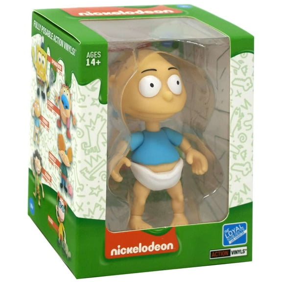 Nickelodeon Splat Pack Vinyl Figures, 325" Tommy Pickles, Fully Poseable, Includes Bottle Accessory