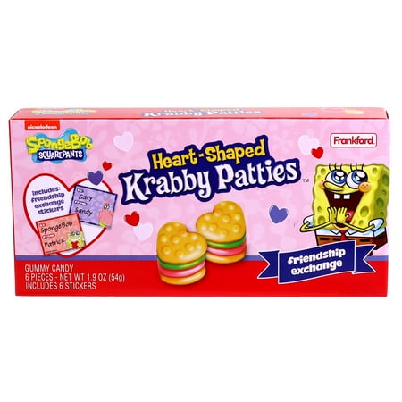 Nickelodeon SpongeBob Krabby Patties Gummy Candy Theater Box 1.9oz