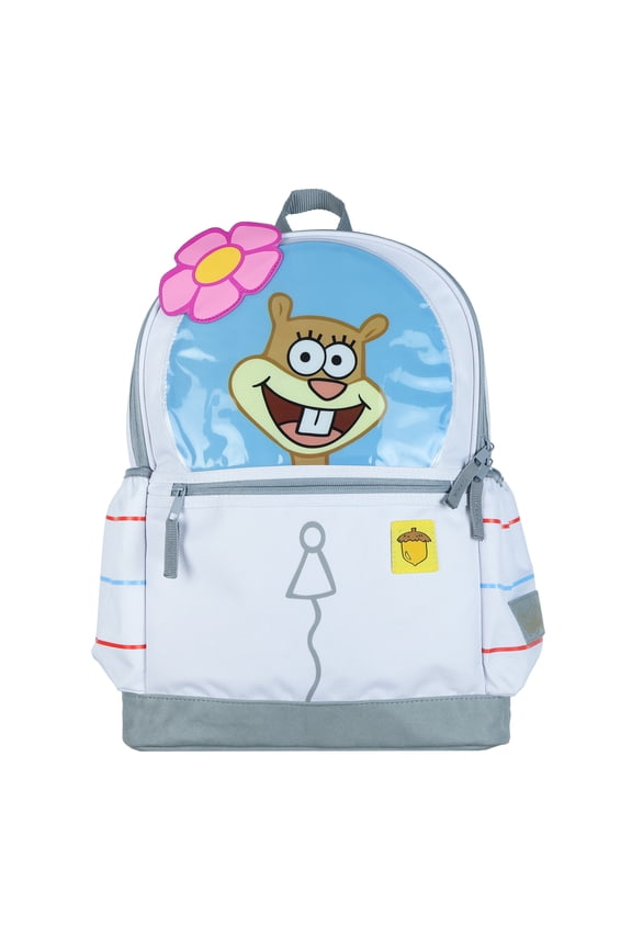 Nickelodeon SpongeBob SquarePants Backpack 16" Sandy Cheeks Character Tote Book Bag