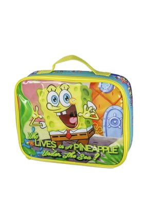 Nickelodeon SpongeBob SquarePants Bikini Bottom Lunch Box Tote Bag 10"