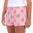 thumbnail image 1 of Nickelodeon SpongeBob SquarePants Boxer Micro Shorts Women's Patrick Star Striped Pajama Lounge Bottoms, 1 of 6