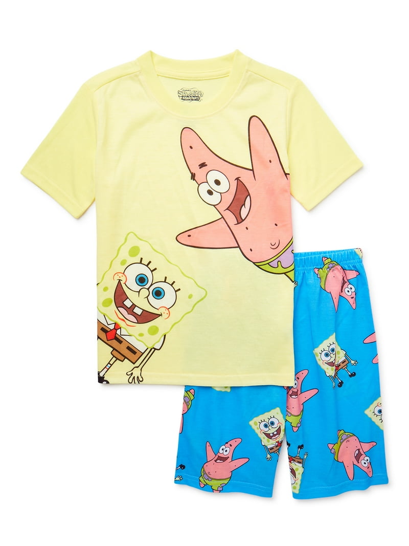 Nickelodeon SpongeBob SquarePants Boys Short Sleeve T-Shirt and