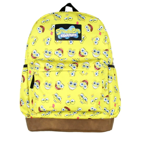 Nickelodeon SpongeBob SquarePants Face Expressions All Over Print Backpack