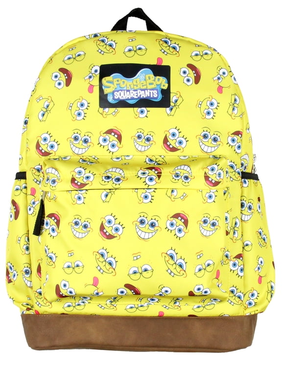 Nickelodeon SpongeBob SquarePants Face Expressions All Over Print Backpack