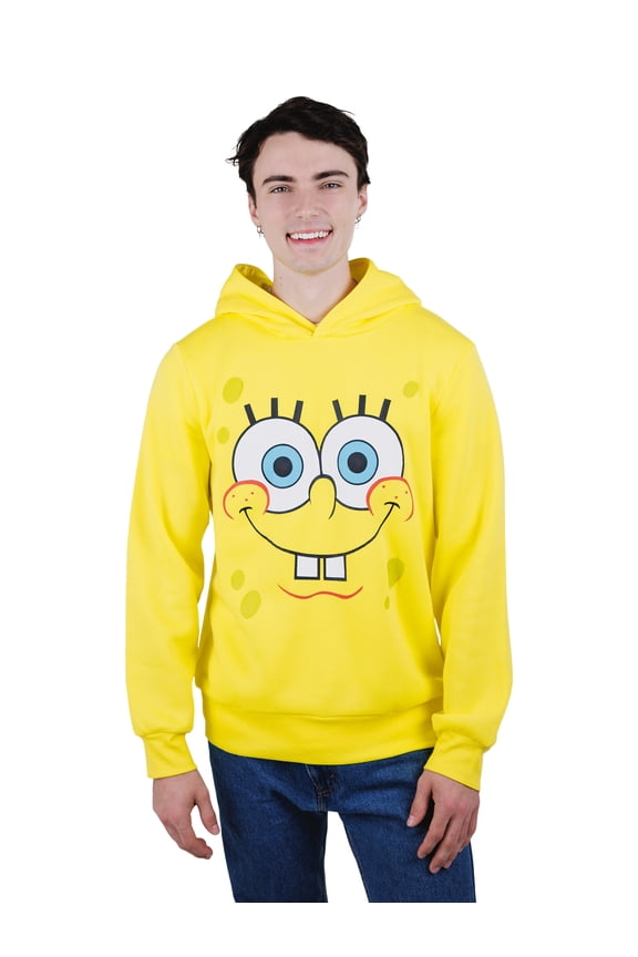 SpongeBob SquarePants Fleece Matching Family Cosplay Pullover Hoodie Adult
