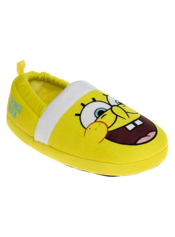 Nickelodeon SpongeBob SquarePants Little Kids Dual Sizes Slippers - Yellow ,  Size: 11-12