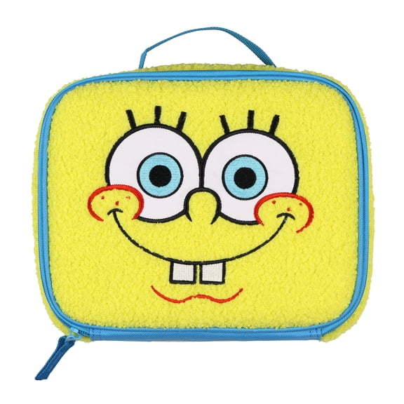 Nickelodeon SpongeBob SquarePants Lunch Box 9" SpongeBob Character Face Insulated Tote Bag