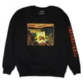thumbnail image 1 of Nickelodeon SpongeBob SquarePants Men's The Scream Meme Graphic Adult Crewneck Pullover Long Sleeve Sweatshirt, 1 of 4